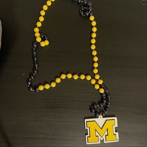 BRAND NEW Michigan Wolverines Beads